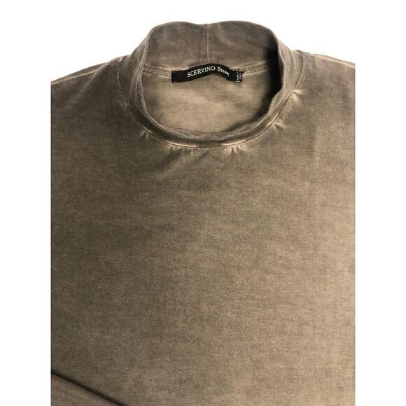 Men’s SCERVINO STREET Turtleneck Cotton Gray Pullover Top Size M Made In Italy - Picture 5 of 13